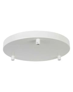 Multiple Pendant Ceiling Rose 3 Outlet White