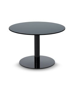 Flash Circular Side Table Black