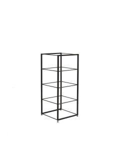 Tower Shelving Short Module Black