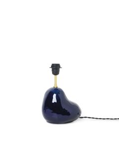 Hebe Table Lamp Base Deep Blue Small