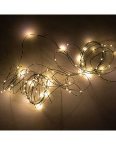 Knirke 80 Indoor/Outdoor String Lights Green Wire 7.9m