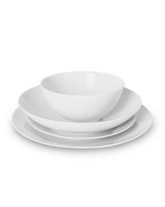 Thomas Loft White Porcelain 16 Piece Dinnerware Box Set