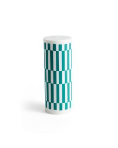 Column Candle Light Grey/Green Large