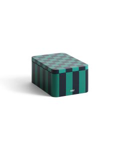 Tin Container Green/Dark Blue Small