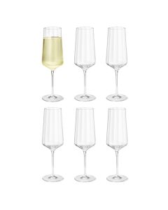 Bernadotte Champagne Flute Set of 6