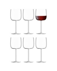 Borough Red Wine Glasses 240ml 6 FOR 4