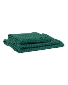 Waffle Bath Towel Green 70 x 140 cm