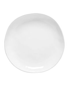 Livia White Dinner Plate