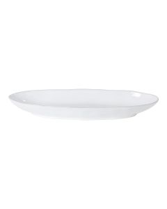 Livia White Oval Platter