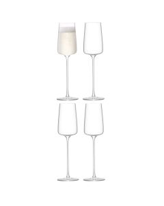 Metropolitan Champagne Glasses Set of 4