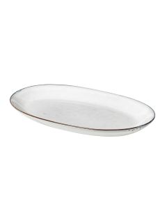 Nordic Sand Large Oval Plate