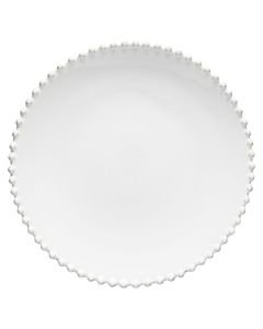Pearl White Dinner Plate