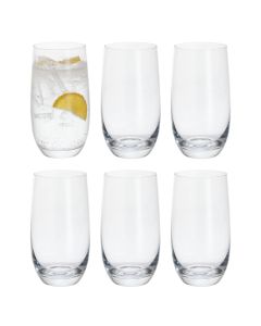 Six Highball Glasses Set of 6