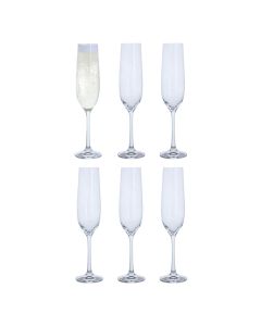 Six Champagne Flute Set of 6