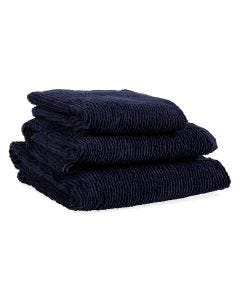 Organic Hand Towel Navy 50 x 100cm