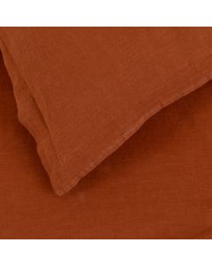 Washed Linen Cinnamon Oxford Pillowcase