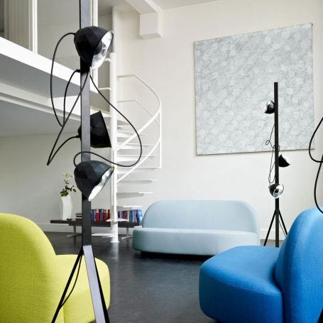 Trepied Floor Lamp Black