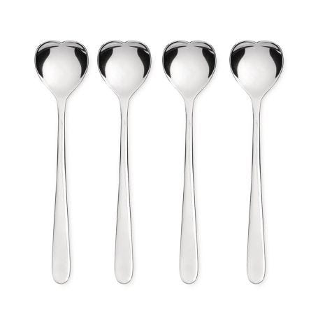 Big Love Set of 4 Ice Cream Spoons
