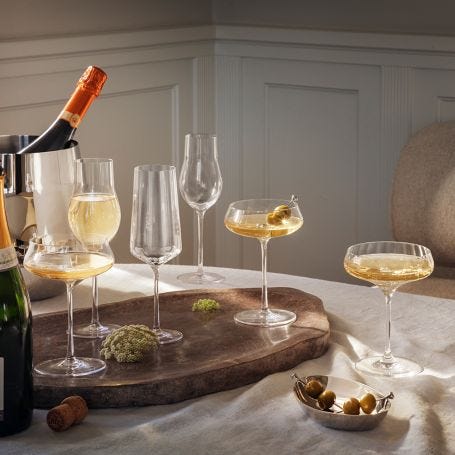 Sky Champagne Flute Set of 6