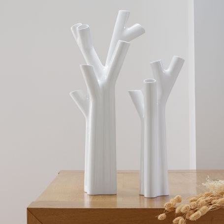 Roseau Vase White