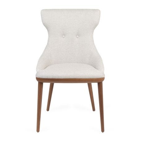 Andy Chair Walnut Var. A 03 - Front View