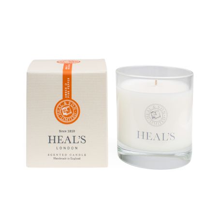 Amber & Pink Pepper Scented Glass Candle