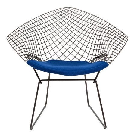Bertoia Diamond Armchair Bronze Base Tonus 4 210