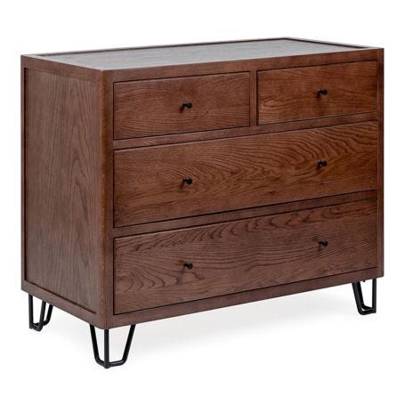 Brunel Low Chest Dark Wood