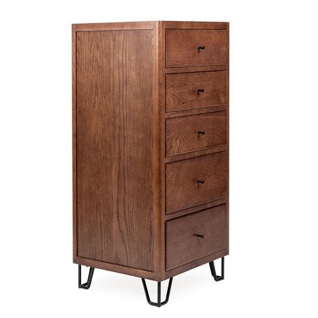 Brunel Tall Chest Dark Wood