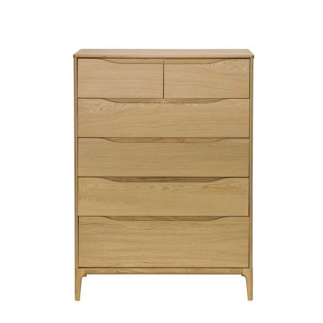 Rimini 6-Drawer Chest Wide