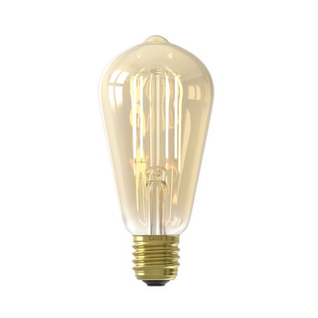 Smart Rustic LED Dimmable Bulb Gold 7W E27