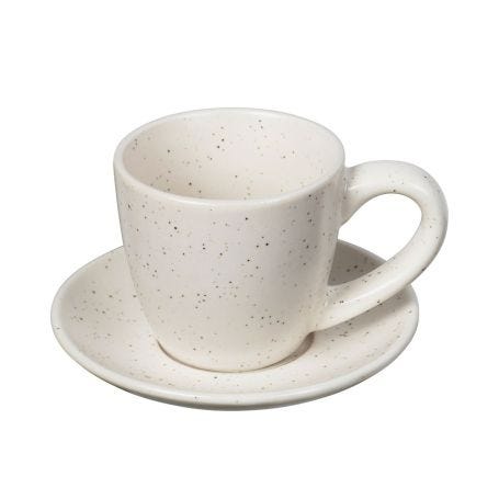 Nordic Vanilla Espresso Cup and Saucer