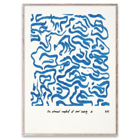 Comfort Blue Print by Ronelle Pienaar Jenkin x Lemon