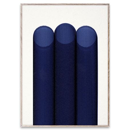 Blue Pipes Print by Arnaud Pfeffer