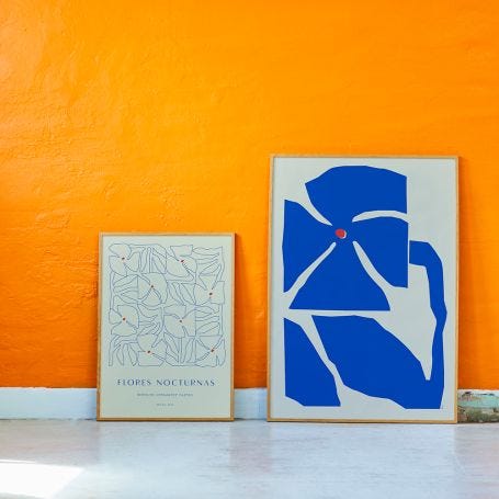 Flores Nocturnas 02 Print by Berenice Hernandez