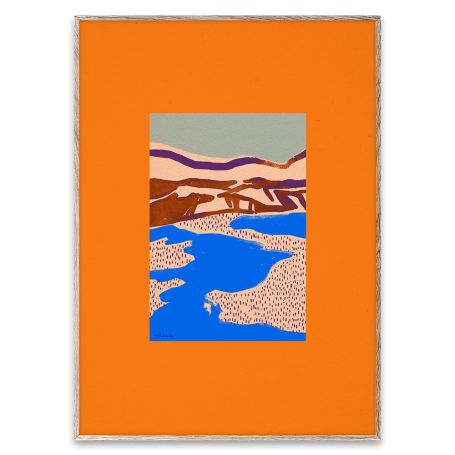 Orange Landscapes 01 Print by Magdalena Pankiewicz