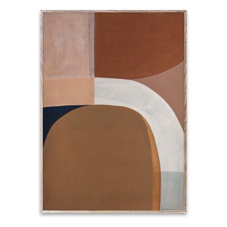 Painted Shapes 01 Print by Berit Mogensen Lopez 50 x 70cm