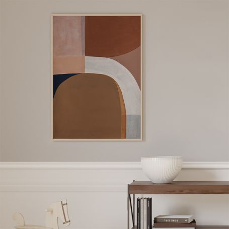 Painted Shapes 01 Print by Berit Mogensen Lopez 50 x 70cm