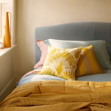 Brisa Cushion Yellow 43 x 43cm