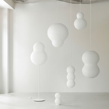Puff Lamp Shade White