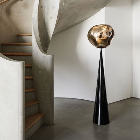 Melt LED Cone Fat Floor Lamp