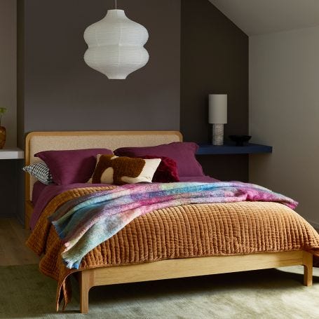 Mohair Check Throw 182 x 137cm