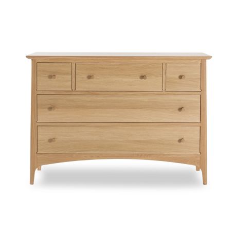 Blythe 5 Drawer Chest Oak