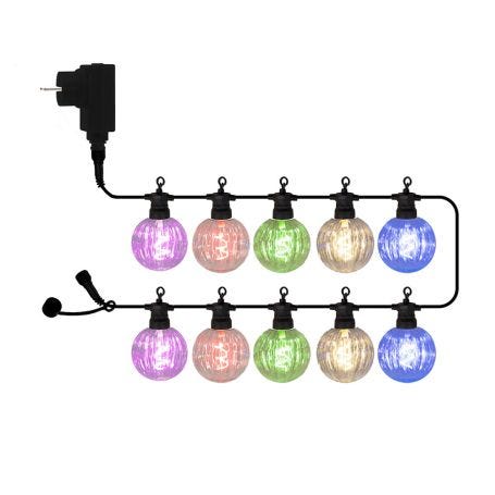 Luke LED Outdoor String Lights Multi Starter Set