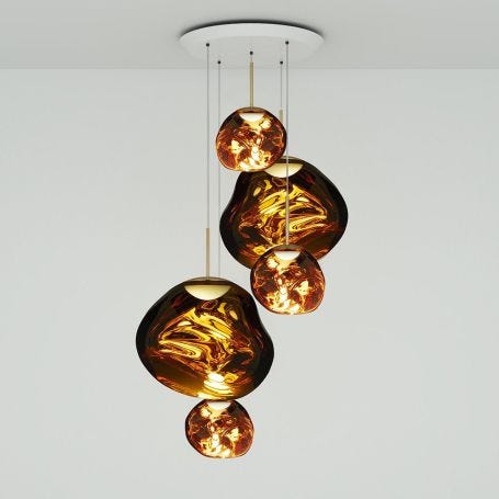 Melt LED Large Round Pendant System