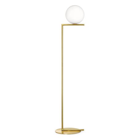 IC F1 Floor Light Brushed Brass
