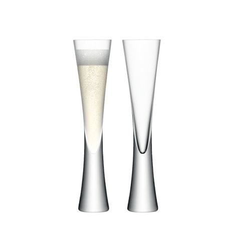 Moya Champagne Flute Clear Set Of 2