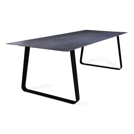Vilna Dining Table Grey Anthracite Top