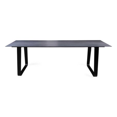 Vilna Dining Table Grey Anthracite Top