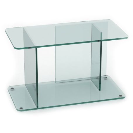 Lucent Large Side Table Clear Glass